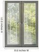 Closed Blinds Wall Mural