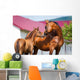 Mare and Foal Standing Wall Mural