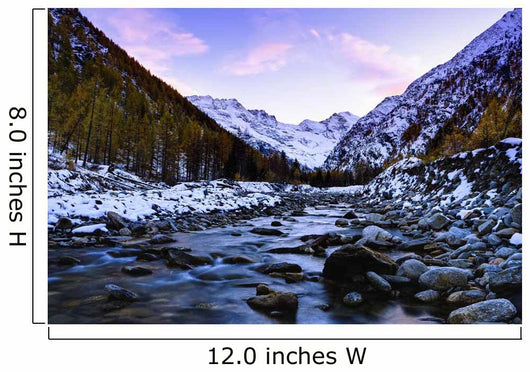 Valnontey torrent, Gran Paradiso National Park Wall Mural