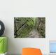 A rock face trail leading to Agawa Bay, Lake Superior Provincial Park Wall Mural