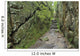 A rock face trail leading to Agawa Bay, Lake Superior Provincial Park Wall Mural