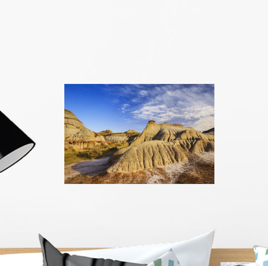 Badlands landscape, Dinosaur Provincial Park Wall Mural