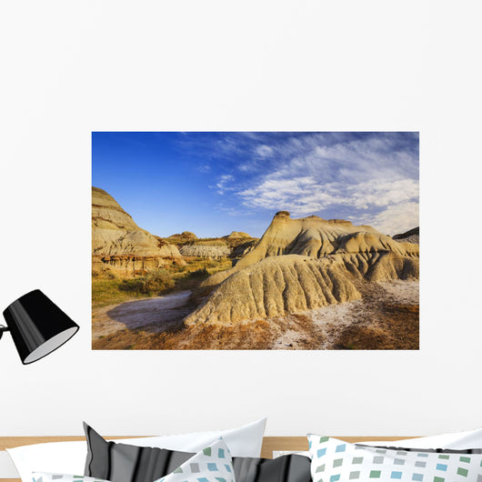Badlands landscape, Dinosaur Provincial Park Wall Mural