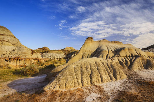 Badlands landscape, Dinosaur Provincial Park Wall Mural