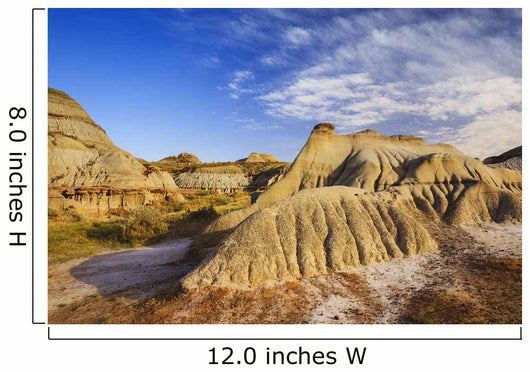 Badlands landscape, Dinosaur Provincial Park Wall Mural