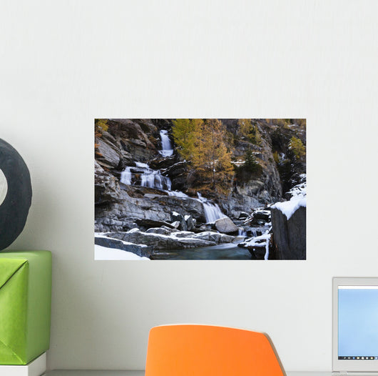 Lillaz waterfall Wall Mural