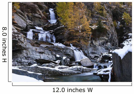 Lillaz waterfall Wall Mural