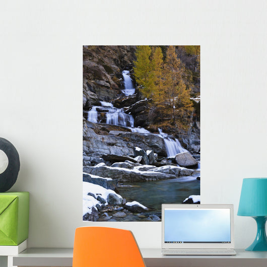 Lillaz waterfall Wall Mural