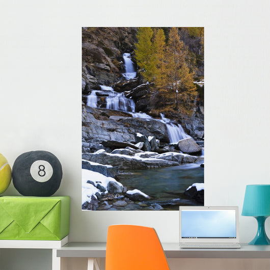 Lillaz waterfall Wall Mural