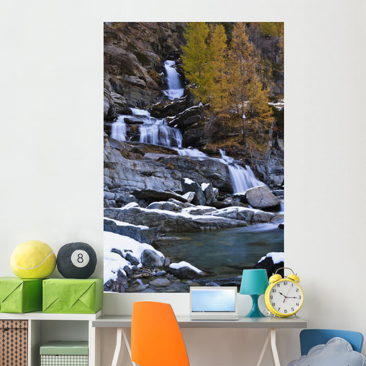 Lillaz waterfall Wall Mural