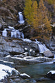 Lillaz waterfall Wall Mural