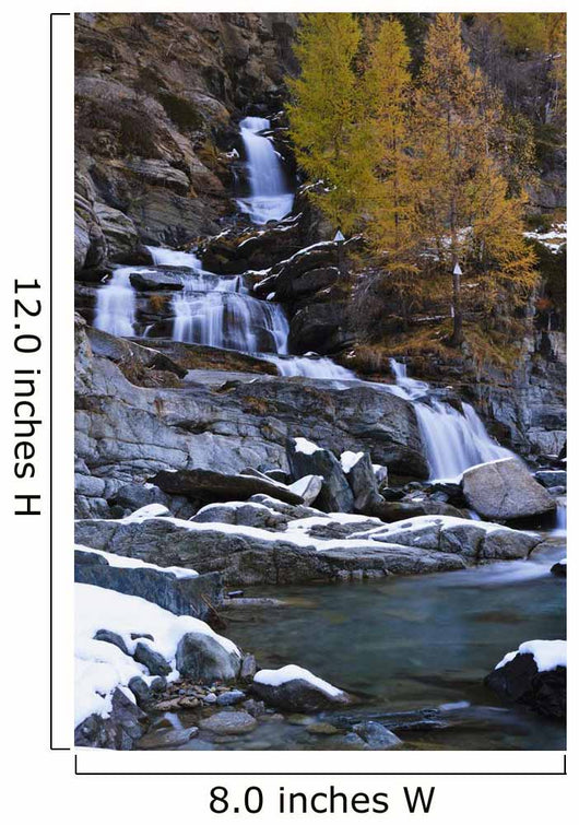 Lillaz waterfall Wall Mural