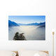 Smog in Aosta Valley and Mont Blanc Wall Mural