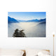 Smog in Aosta Valley and Mont Blanc Wall Mural