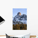 Rugged mountain peak, Val D'ayas Wall Mural