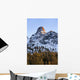 Rugged mountain peak, Val D'ayas Wall Mural
