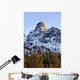 Rugged mountain peak, Val D'ayas Wall Mural
