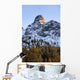 Rugged mountain peak, Val D'ayas Wall Mural