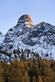 Rugged mountain peak, Val D'ayas Wall Mural