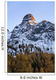 Rugged mountain peak, Val D'ayas Wall Mural