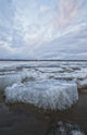 Long exposure of the ice flowing Wall Mural