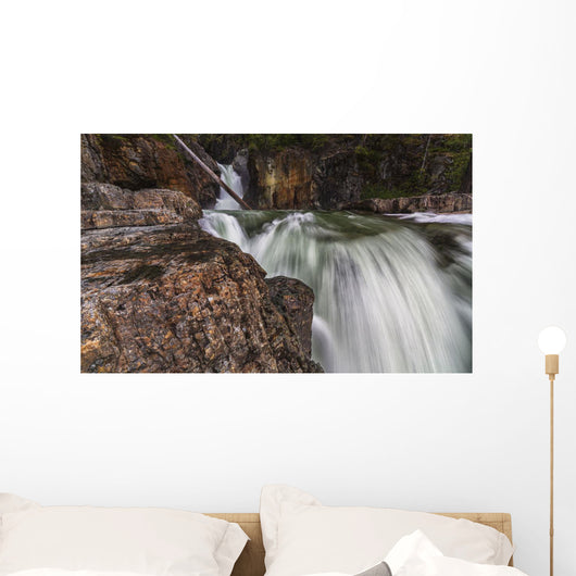 Myra Falls, Strathcona Provincial park Wall Mural