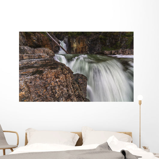 Myra Falls, Strathcona Provincial park Wall Mural
