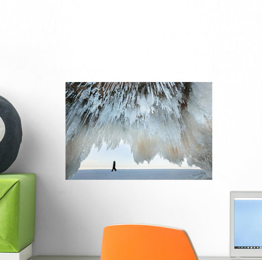 Ice caves on Lake Superior, near Bayfield Wall Mural