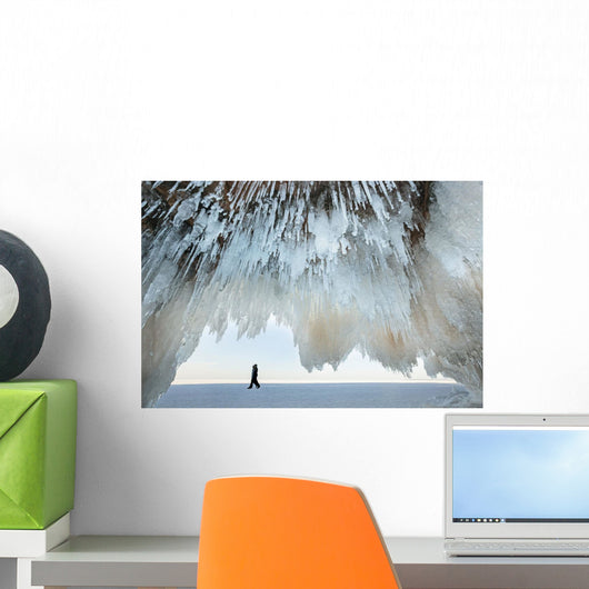 Ice caves on Lake Superior, near Bayfield Wall Mural