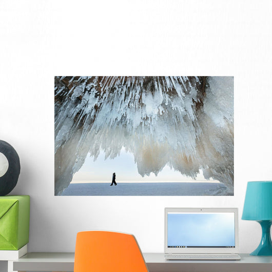 Ice caves on Lake Superior, near Bayfield Wall Mural