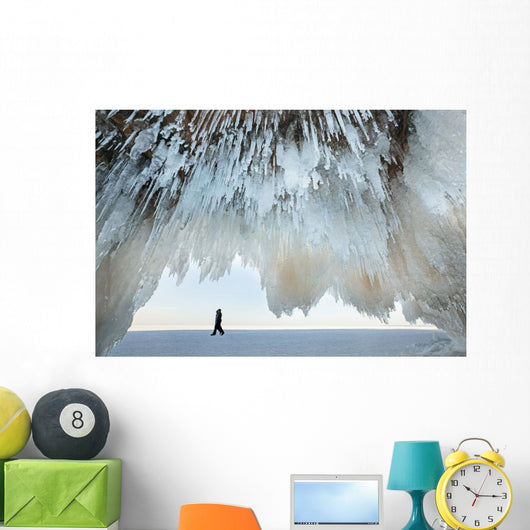Ice caves on Lake Superior, near Bayfield Wall Mural