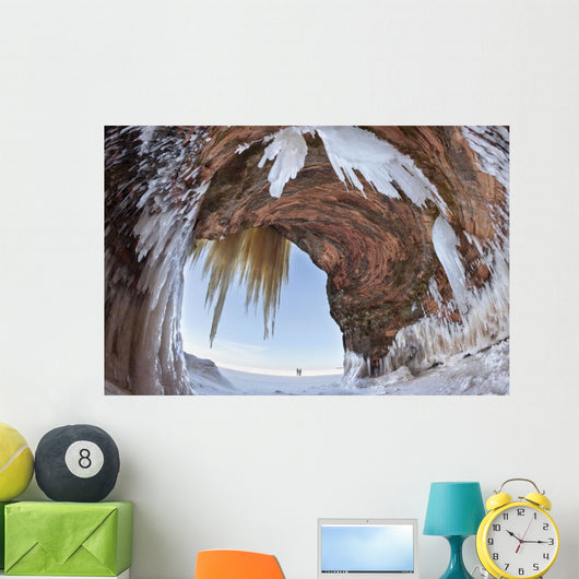 Ice caves on Lake Superior, near Bayfield Wall Mural