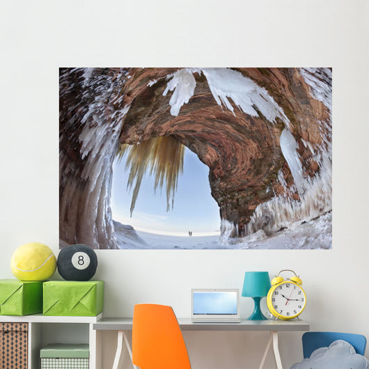 Ice caves on Lake Superior, near Bayfield Wall Mural