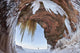 Ice caves on Lake Superior, near Bayfield Wall Mural