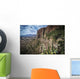 Rugged cliffs and plants on a landscape Wall Mural