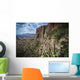 Rugged cliffs and plants on a landscape Wall Mural