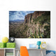 Rugged cliffs and plants on a landscape Wall Mural