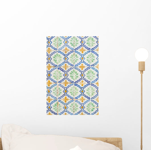 Traditional Portuguese glazed tiles Wall Mural