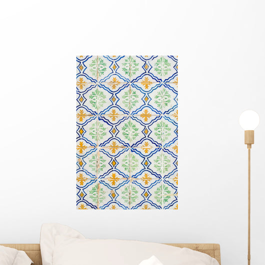 Traditional Portuguese glazed tiles Wall Mural