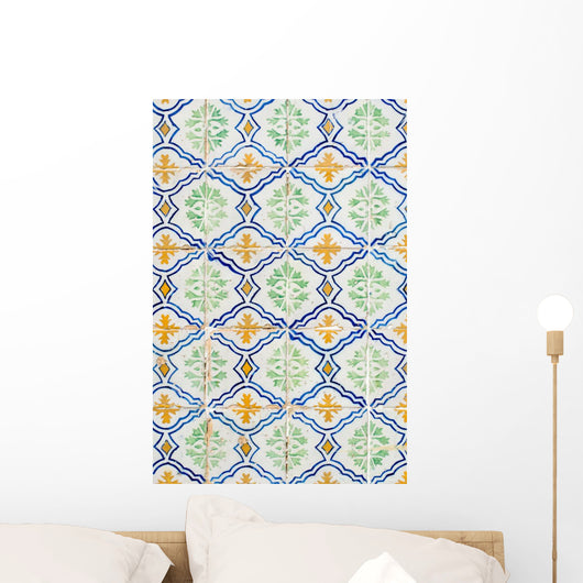 Traditional Portuguese glazed tiles Wall Mural