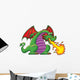 Green Dragon Wall Decal