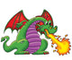 Green Dragon Wall Decal