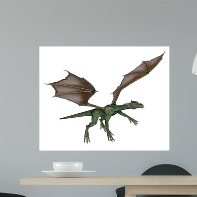 Flying Dragon shown on a wall