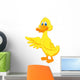 Cute Duck Cartoon Waving Wall Decal