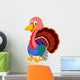Cute turkey cartoon Wall Decal