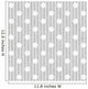 Gray and White Polka Dot and Stripes Fabric Background Wall Mural