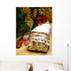 Christstollen - traditional german Christmas bread Wall Mural