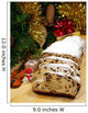 Christstollen - traditional german Christmas bread Wall Mural