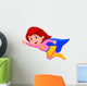 Super Girl Wall Decal