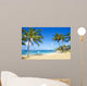 Palm Trees on the Sandy Beach Wall Mural